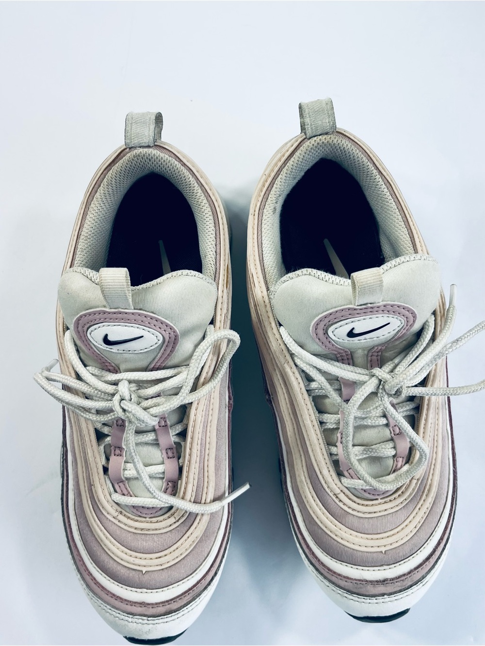 Nike Air Max 97’ Pink Cream Summit White #DA9325-100 Women’s Shoes Size:6.5 - Picture 5 of 15